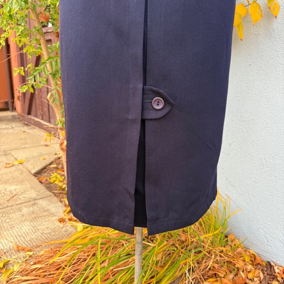 Must Have London Fog classic navy trench coat with removable lining - Picture 7 of 12